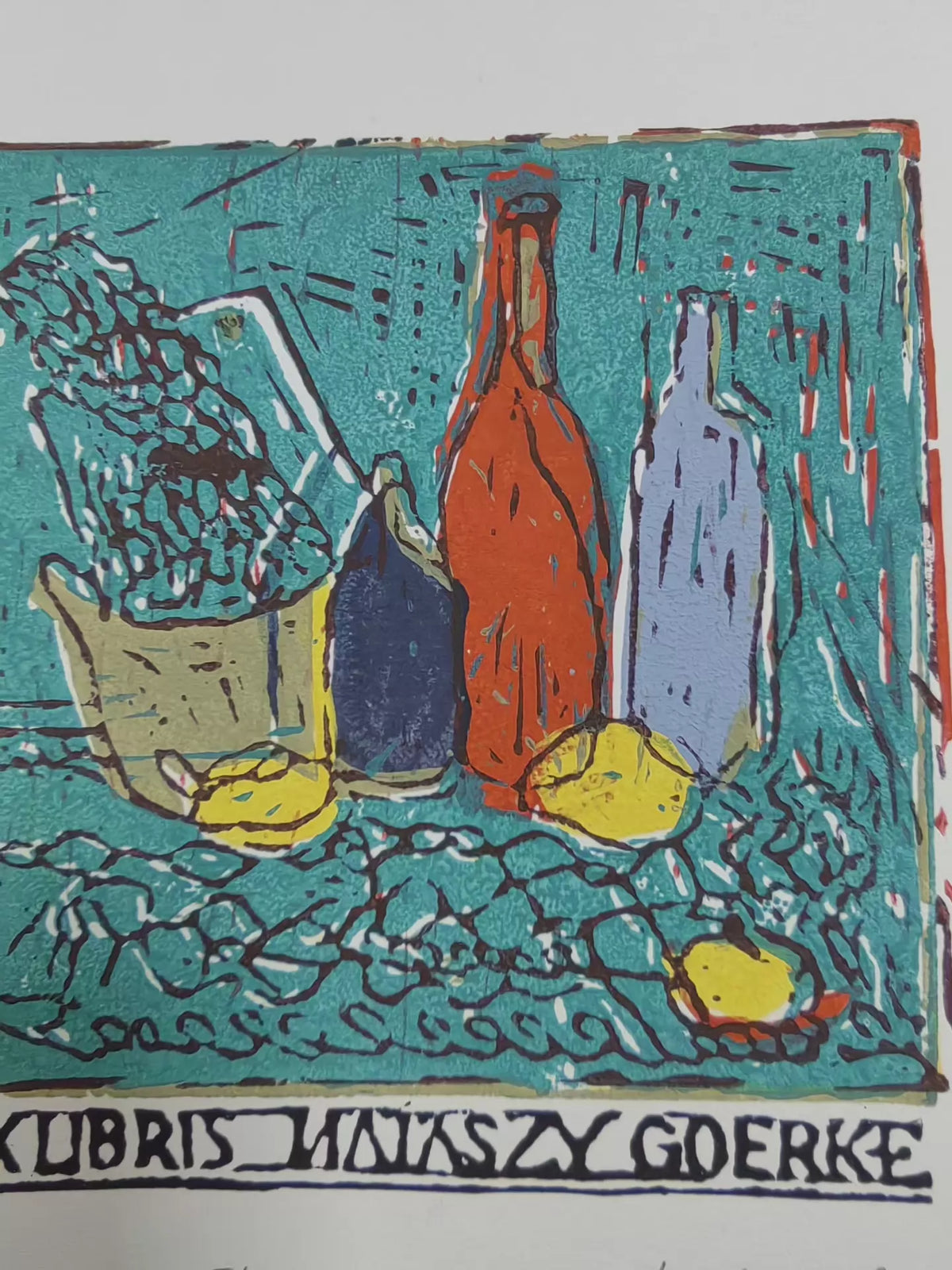 Color Still-Life Bookplate Print — product detail 3