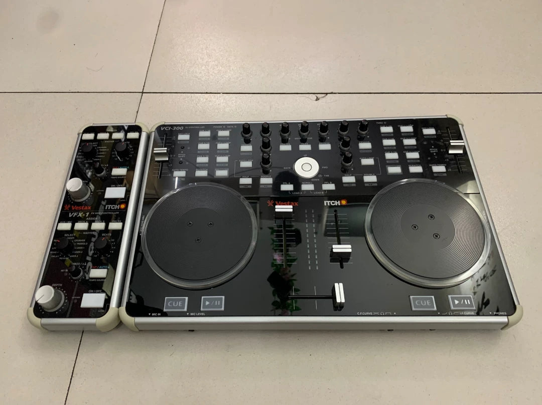 Vestax VCI-300 + VFX-1 – DJ Controller and Effects Unit – actual item photograph 2