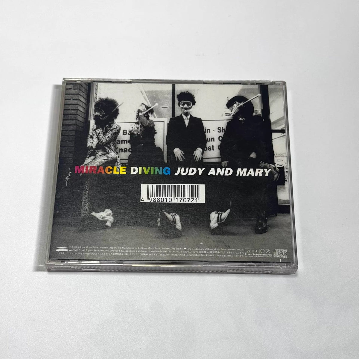 Judy and Mary – Miracle Diving – Japanese CD with OBI – actual item photograph 2