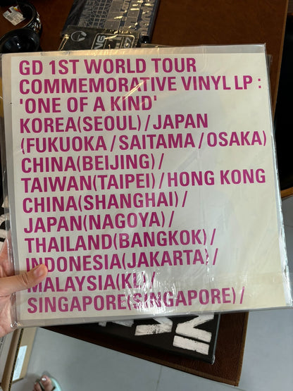 G-DRAGON – One of a Kind World Tour Commemorative Vinyl