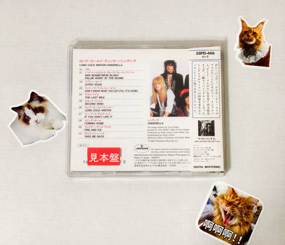 Cinderella – Long Cold Winter – Japanese Promo CD 28PD-466