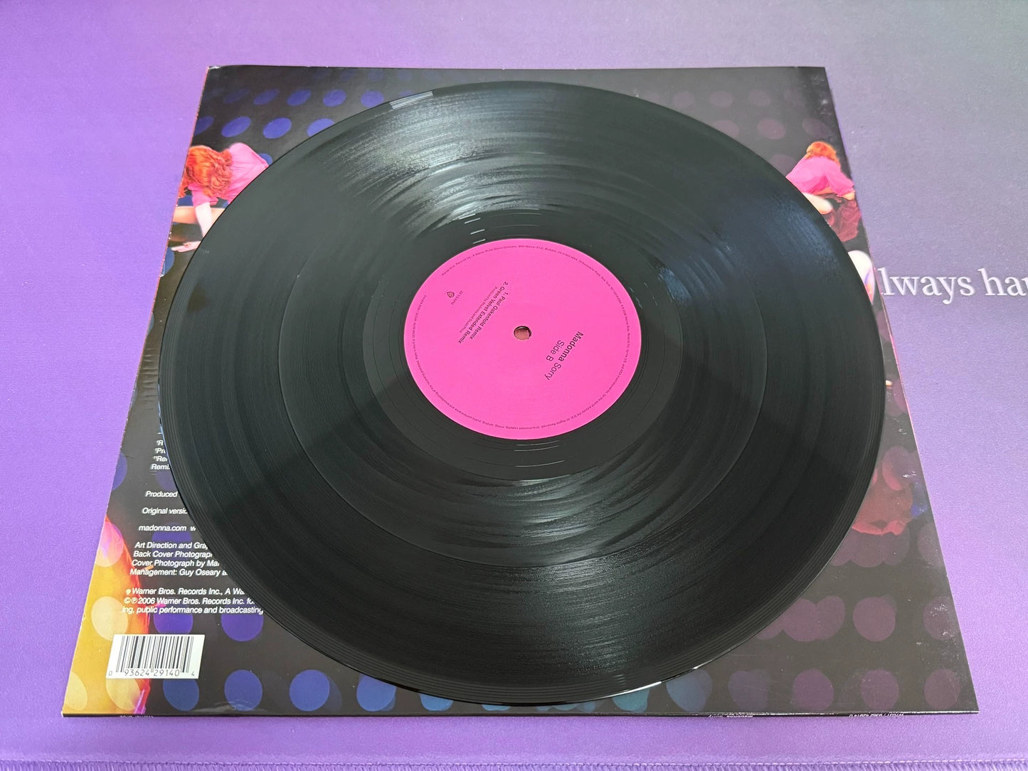 Madonna – Sorry 2006 European First Press 12-Inch Vinyl
