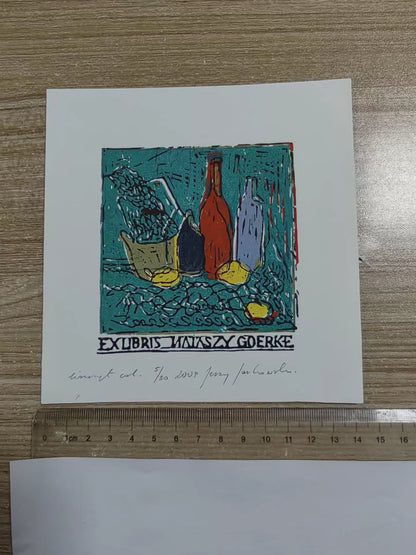 Color Still-Life Bookplate Print — product detail 2