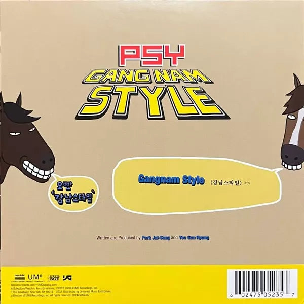 PSY – Gangnam Style – Blue Vinyl (7-inch)