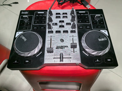 Hercules DJControl Instinct S Series – USB DJ Controller – actual item photograph 2