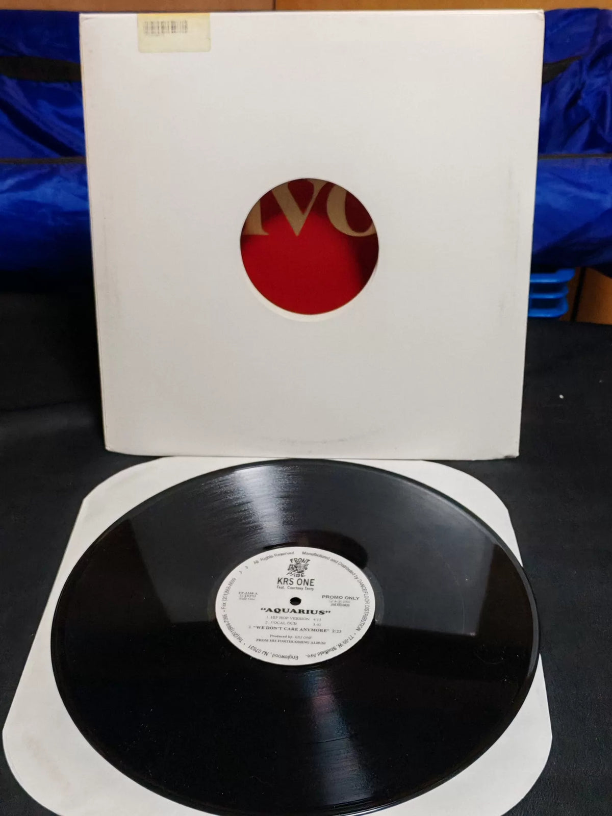 KRS-One – Aquarius, US Promo (12") – photograph 1