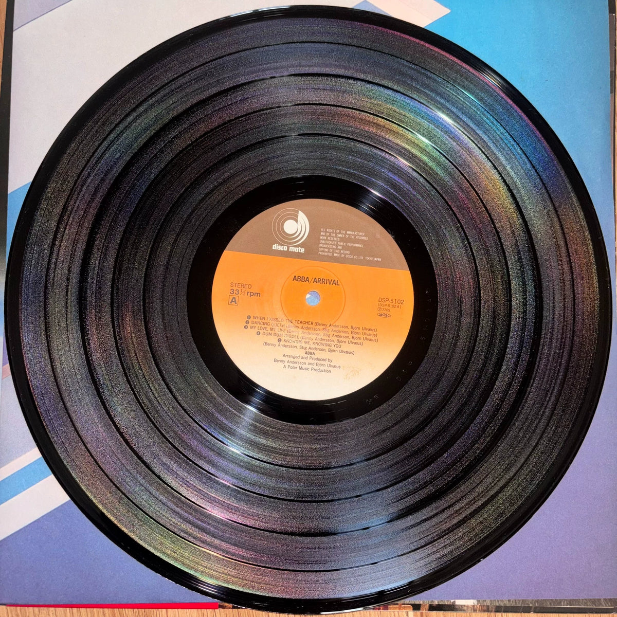ABBA – Arrival – Japanese Vinyl LP – actual copy