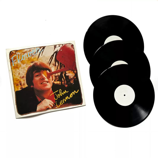 John Lennon – Flower 1980s Unofficial Vinyl 3LP Box Set — front view