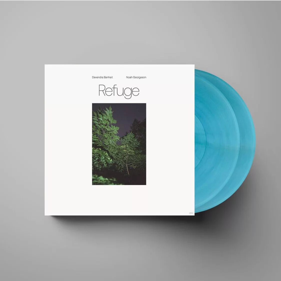 Devendra Banhart & Noah Georgeson – Refuge, Sea Glass Vinyl (2LP) – edition illustration