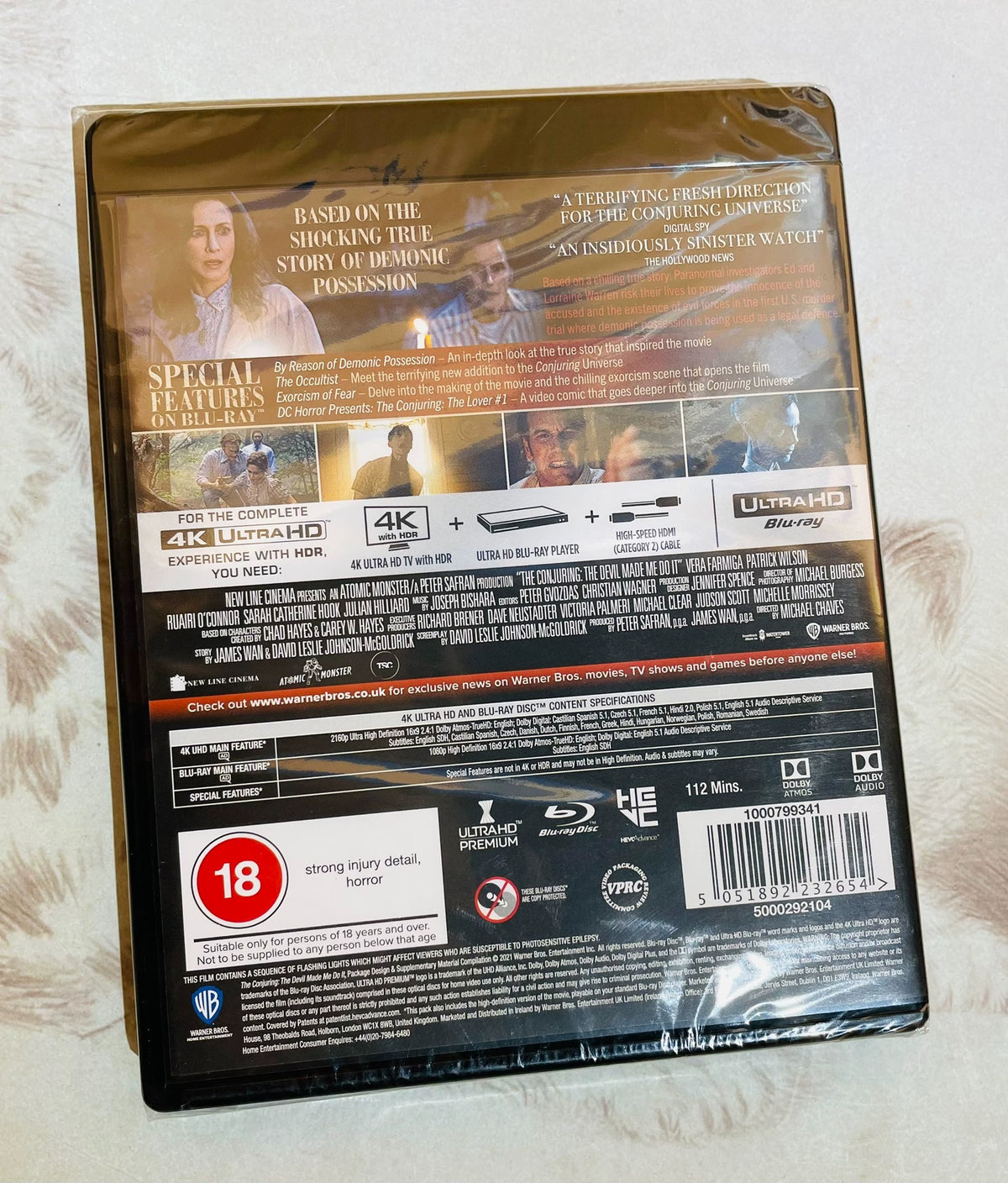 The Conjuring: The Devil Made Me Do It – UK 4K UHD + Blu-ray 2
