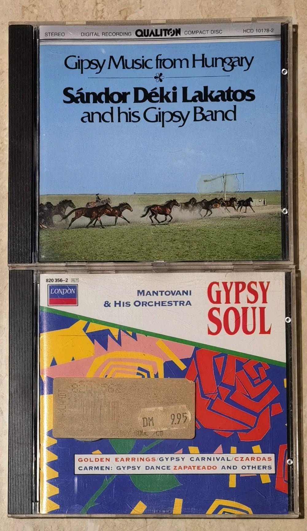 Sándor Déki Lakatos / Mantovani – Gipsy Music from Hungary + Gypsy Soul – 2CD Bundle