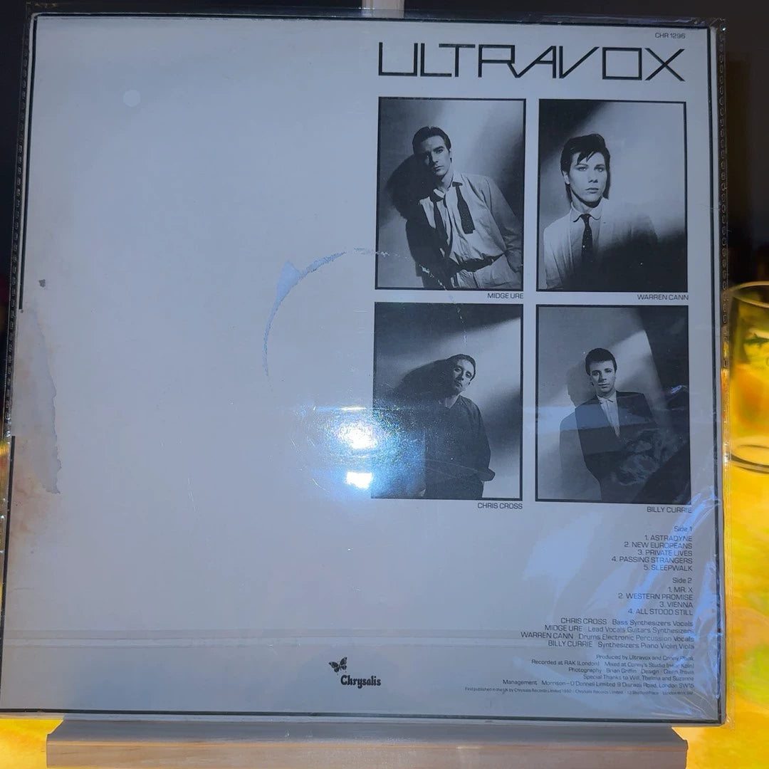 Ultravox – Vienna – UK LP CHR 1296