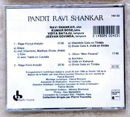 Pandit Ravi Shankar – Pandit Ravi Shankar – French CD