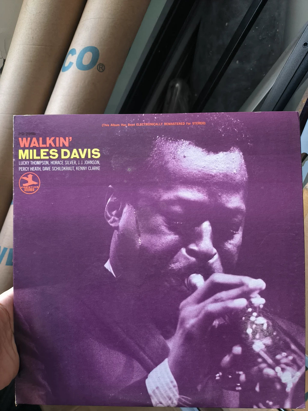 Miles Davis – Walkin' European Vinyl LP — front view