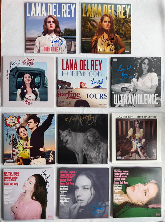 Lana Del Rey – Signed Vinyl Collection – 11-Album Bundle