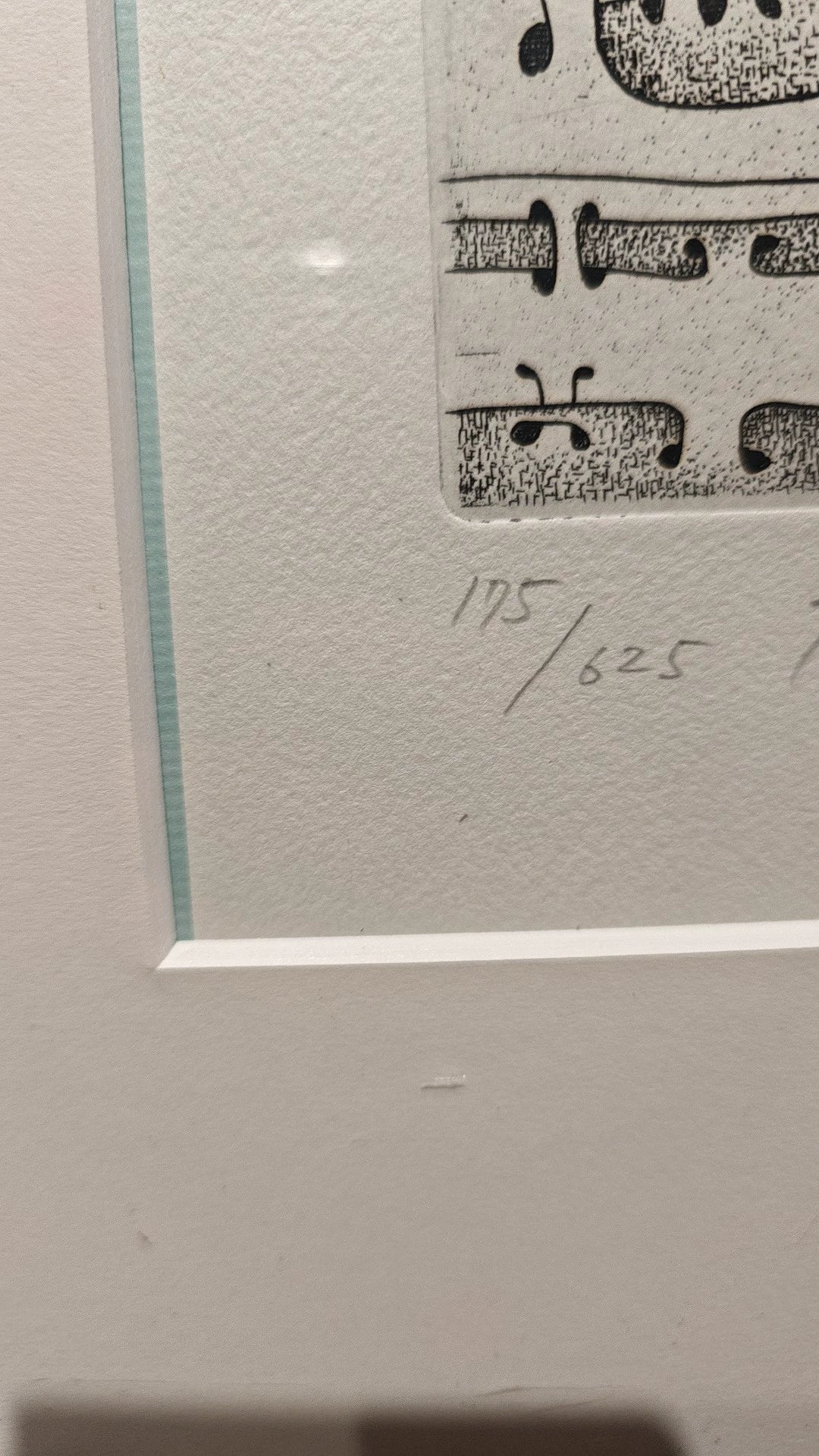 T. Kimura – Abstract Symbols – Signed Framed Print 175/625 – detail 2