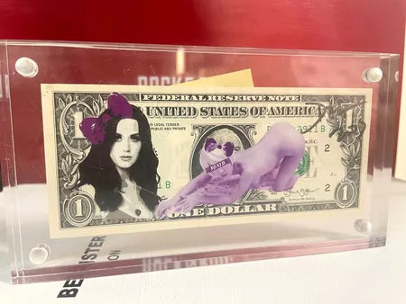 Death — Dollar Parody Micro Print in Acrylic Case