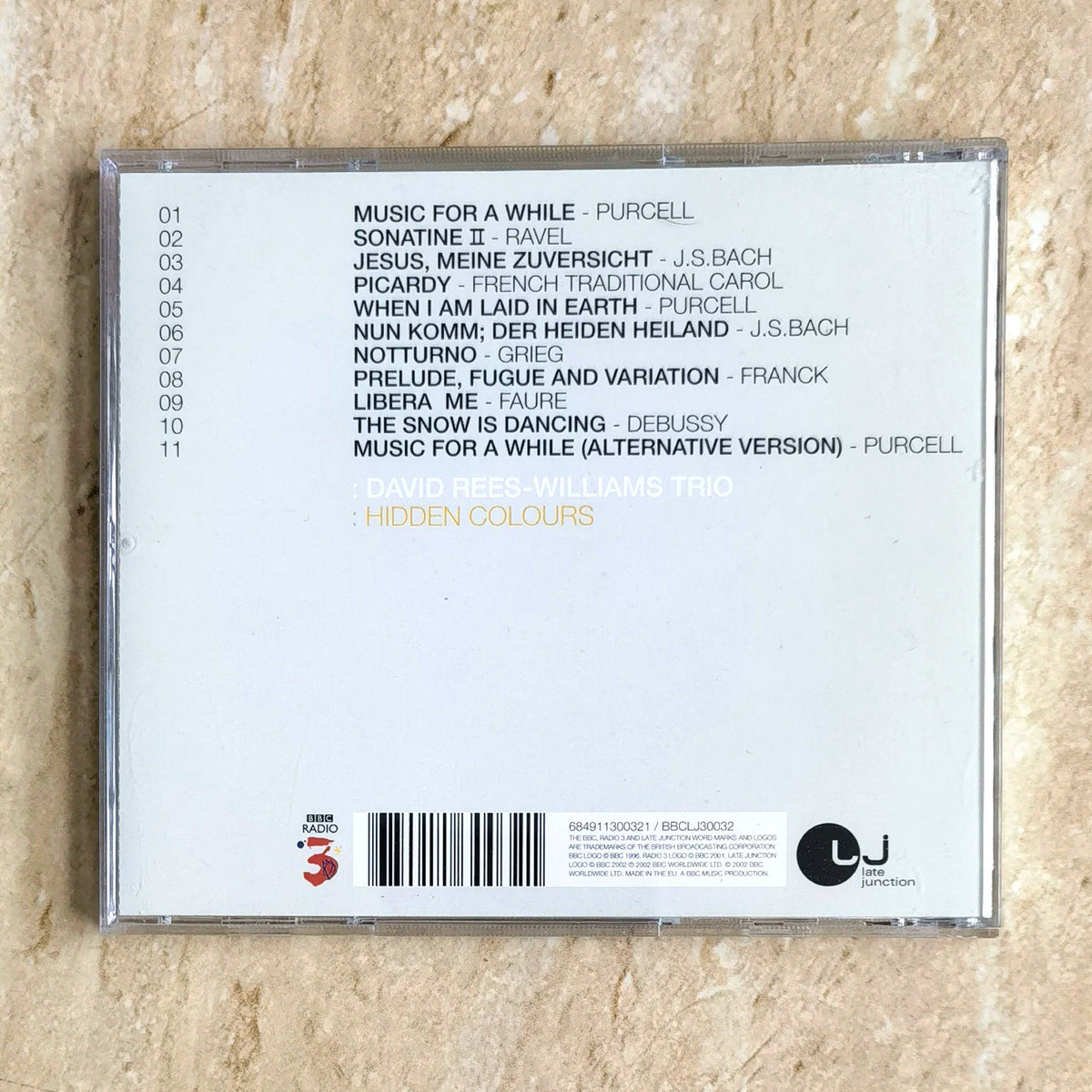 David Rees-Williams Trio – Hidden Colours – European CD
