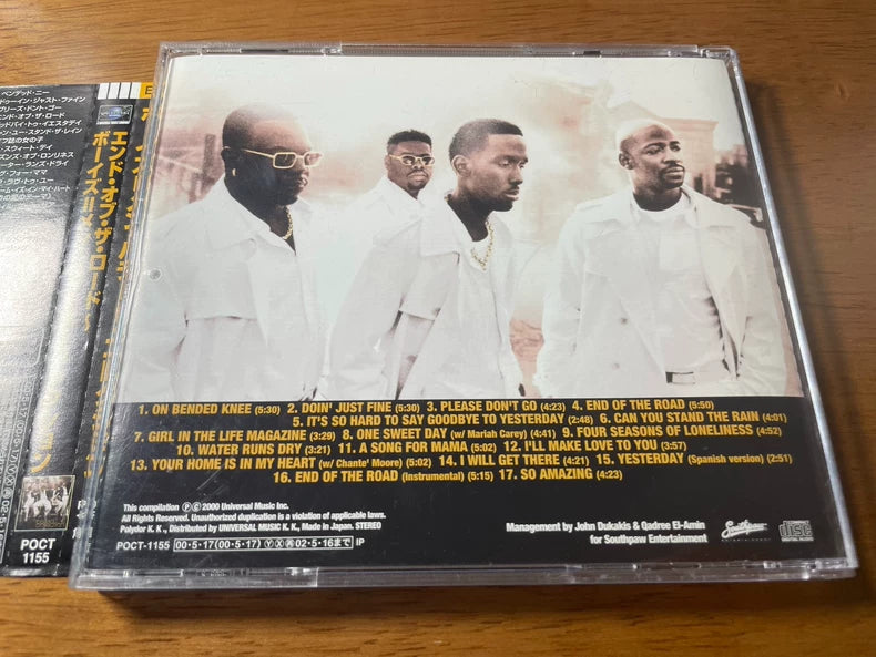 Boyz II Men – The Ballad Collection – Japanese CD with OBI