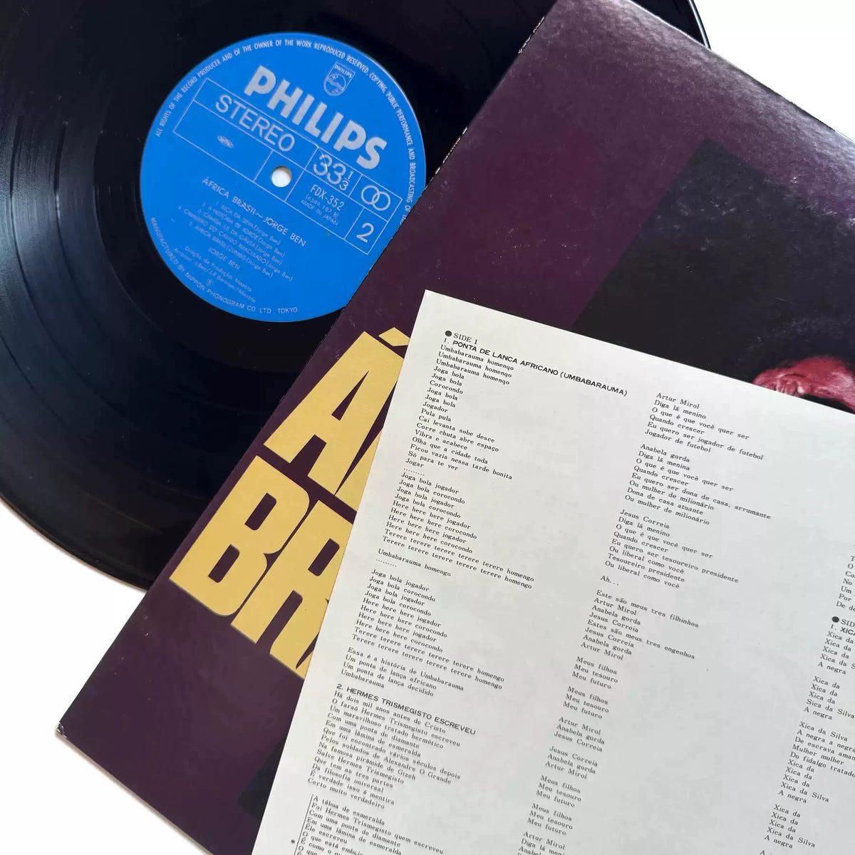 Jorge Ben – África Brasil, Japan (LP) – photo 5