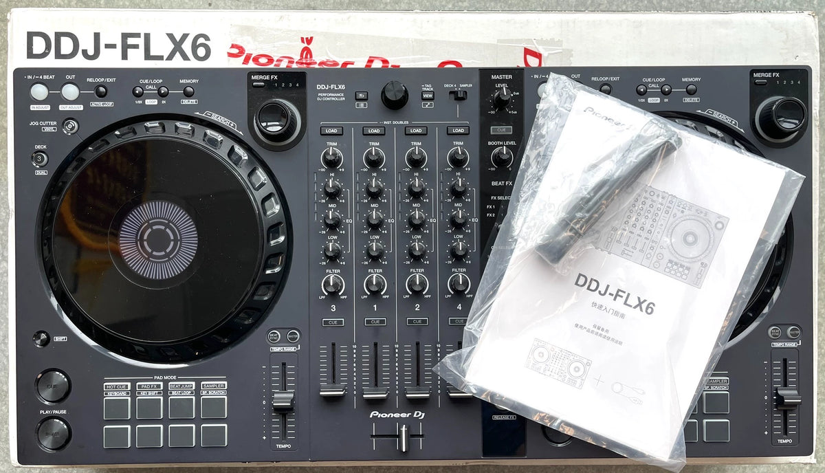 Pioneer DJ DDJ-FLX6 – Boxed Controller with TOWERWAY Case – actual item photograph 4