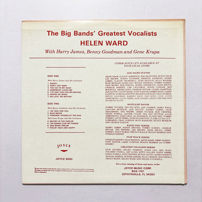 Helen Ward – The Big Bands’ Greatest Vocalists – LP – actual item photograph 2