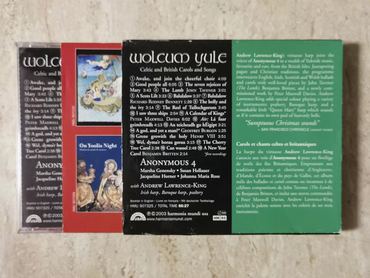 Anonymous 4 & Andrew Lawrence-King – Wolcum Yule – CD