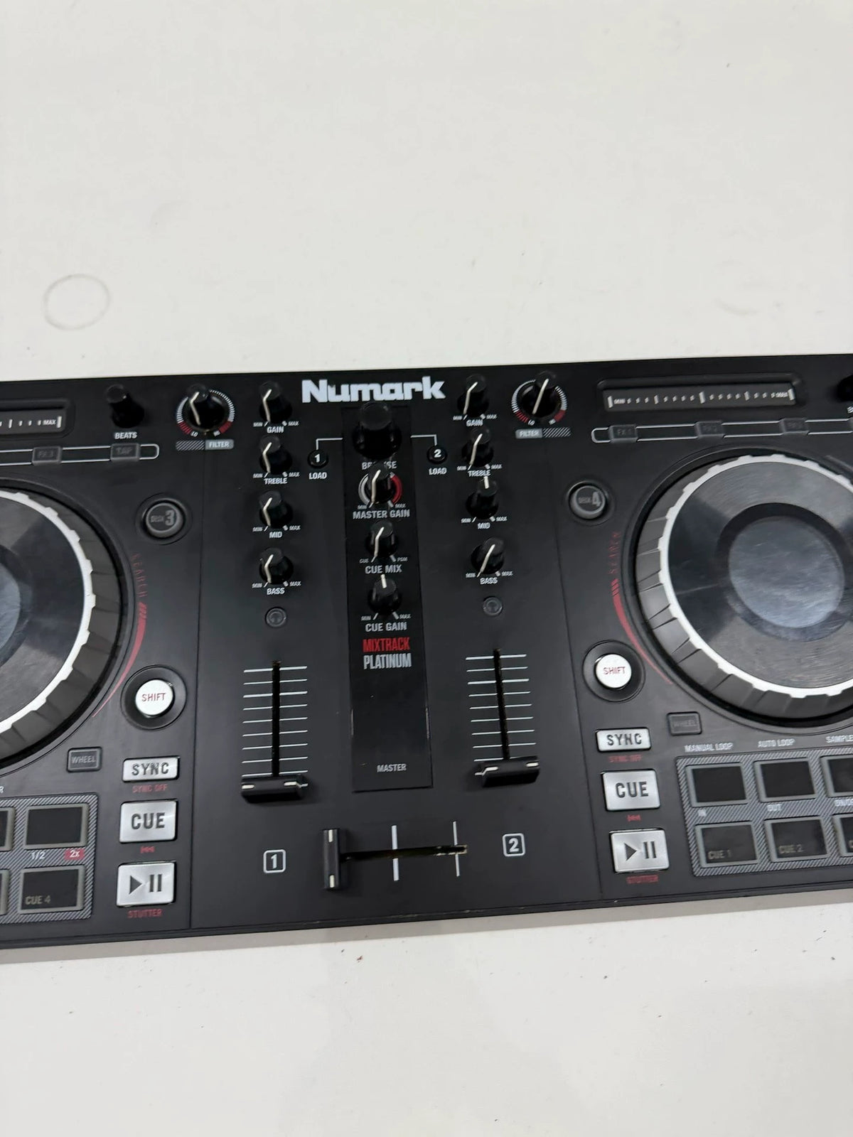 Numark Mixtrack Platinum FX – DJ Controller – actual item photograph 3