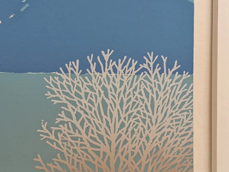 Takeo Honma – Mountain and Lake – Signed Artist’s Proof Screenprint