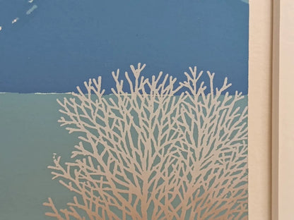 Takeo Honma – Mountain and Lake – Signed Artist’s Proof Screenprint