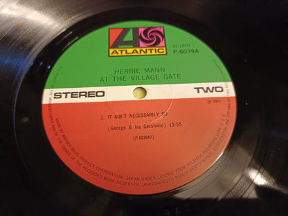 Herbie Mann – At the Village Gate, Japanese Edition (LP) – photo 2