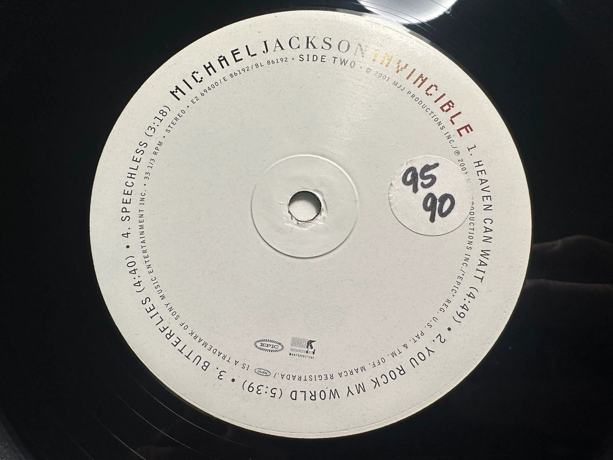 Michael Jackson – Invincible US White-Label Promo Vinyl 2LP — product detail 5