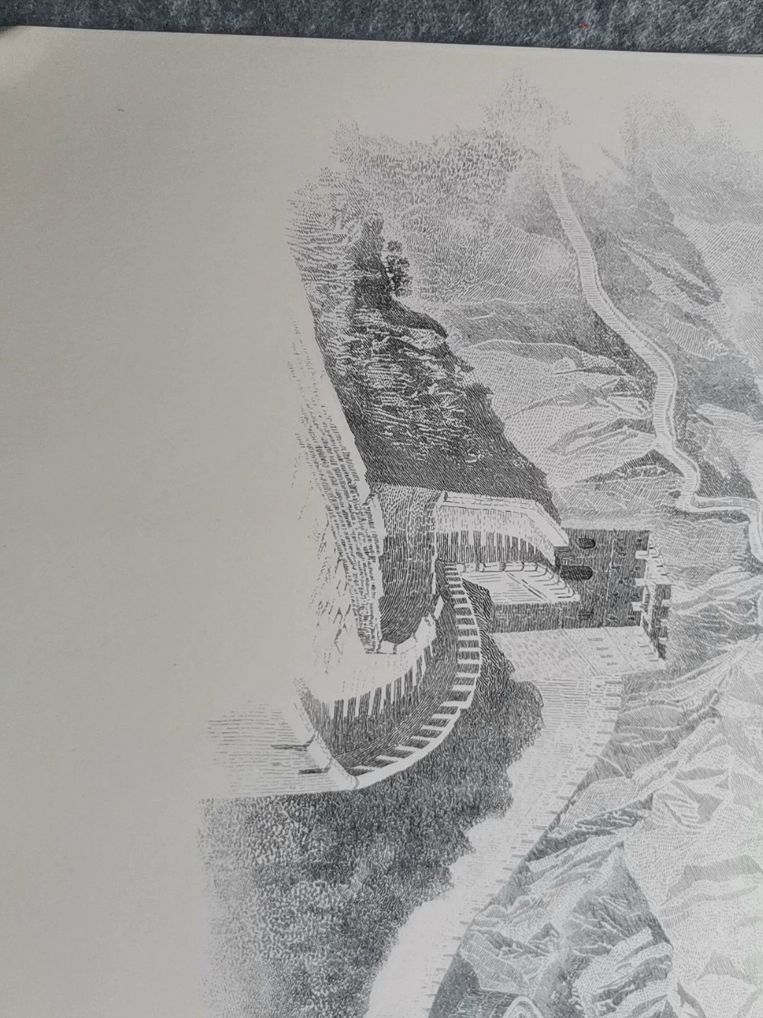 Great Wall – Engraved Collector Print – 37 × 25 cm – actual item photograph 4