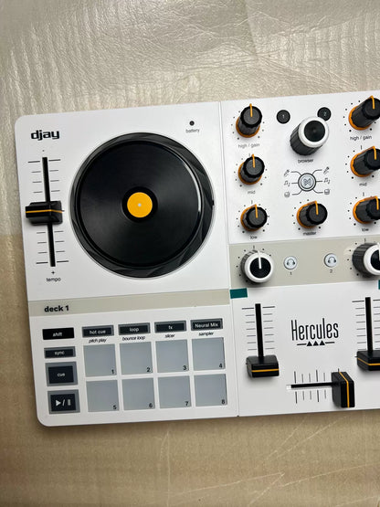 Hercules DJControl Mix Ultra – White DJ Controller, Open Box – detail 2