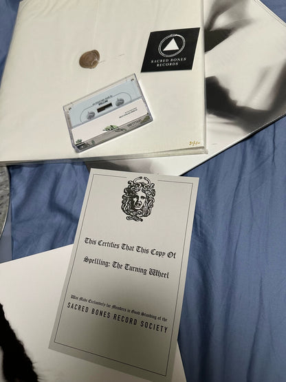 SPELLLING – The Turning Wheel – Record Society Marble 2LP + Cassette – detail 2
