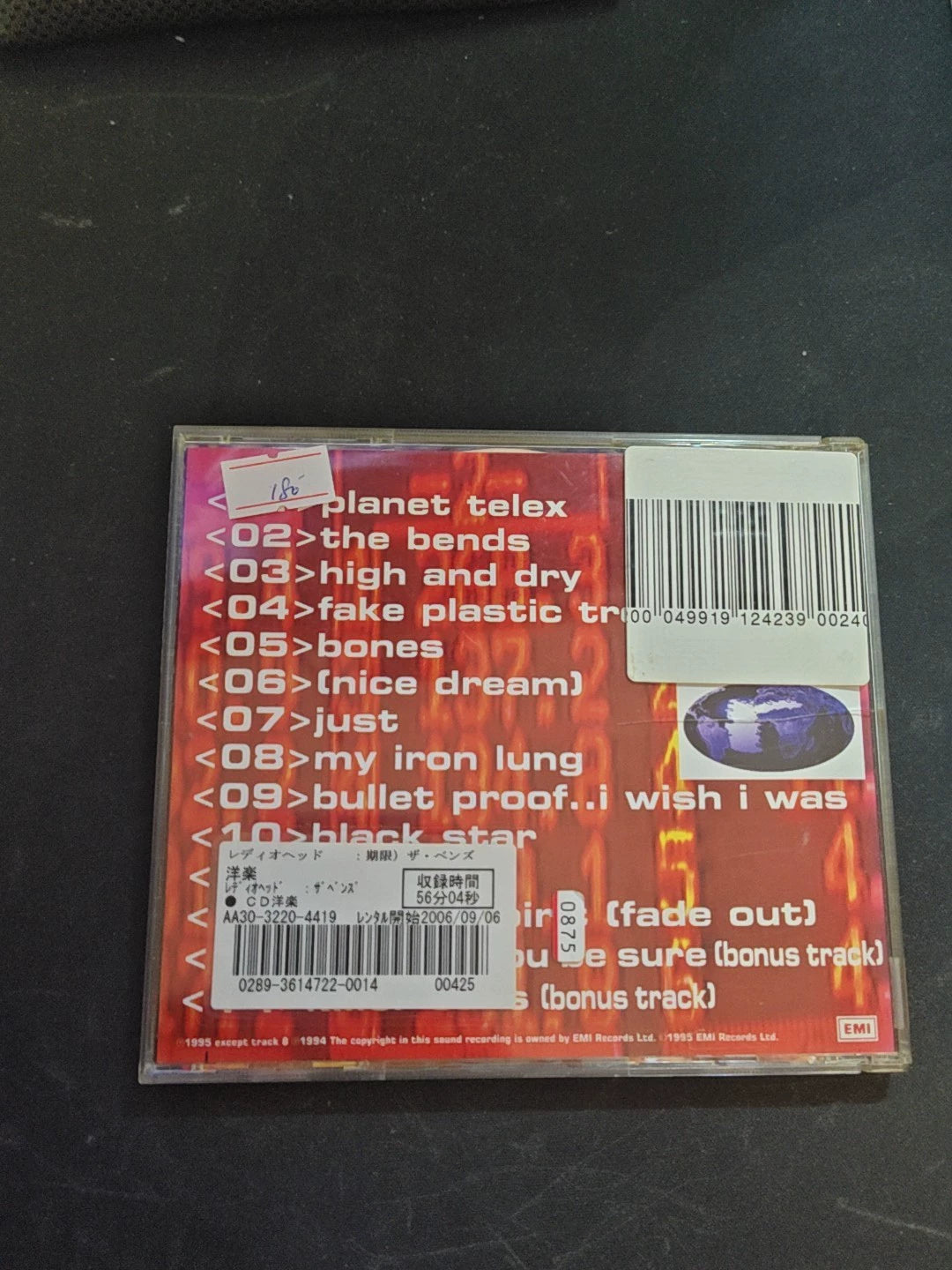 Radiohead – The Bends – Japanese CD