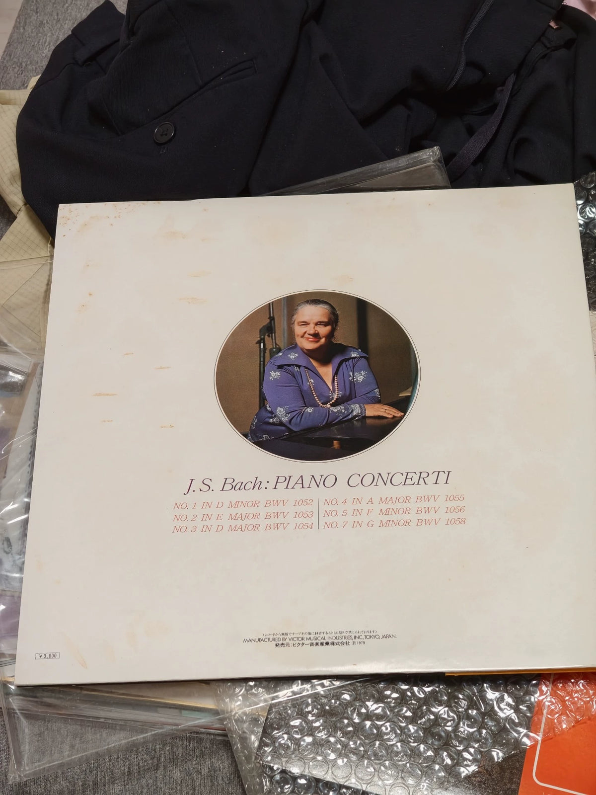 Tatiana Nikolayeva – Bach Piano Concertos, Japanese Edition (2LP) – photo 2
