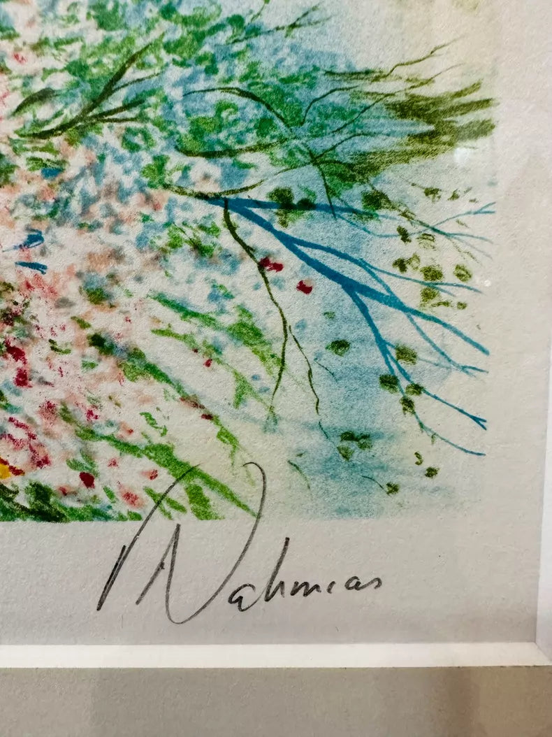 Richard Nahmias – Garden at Giverny – Signed Framed Print CXLIII/CL