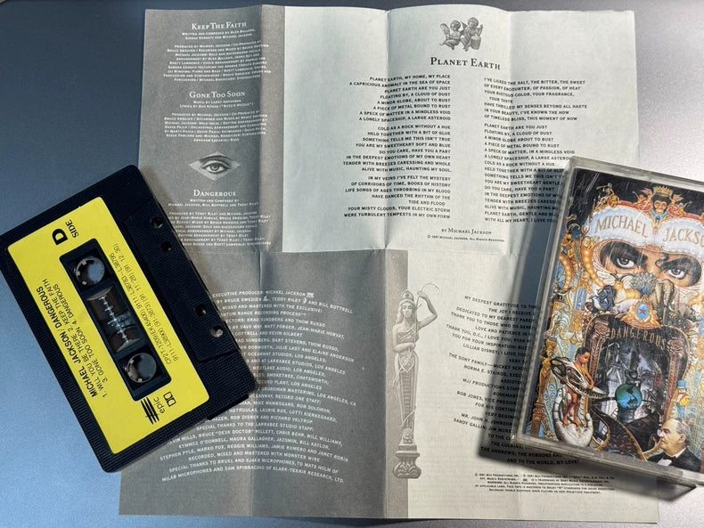 Michael Jackson – Dangerous 2 1991 Korean First-Press Cassette
