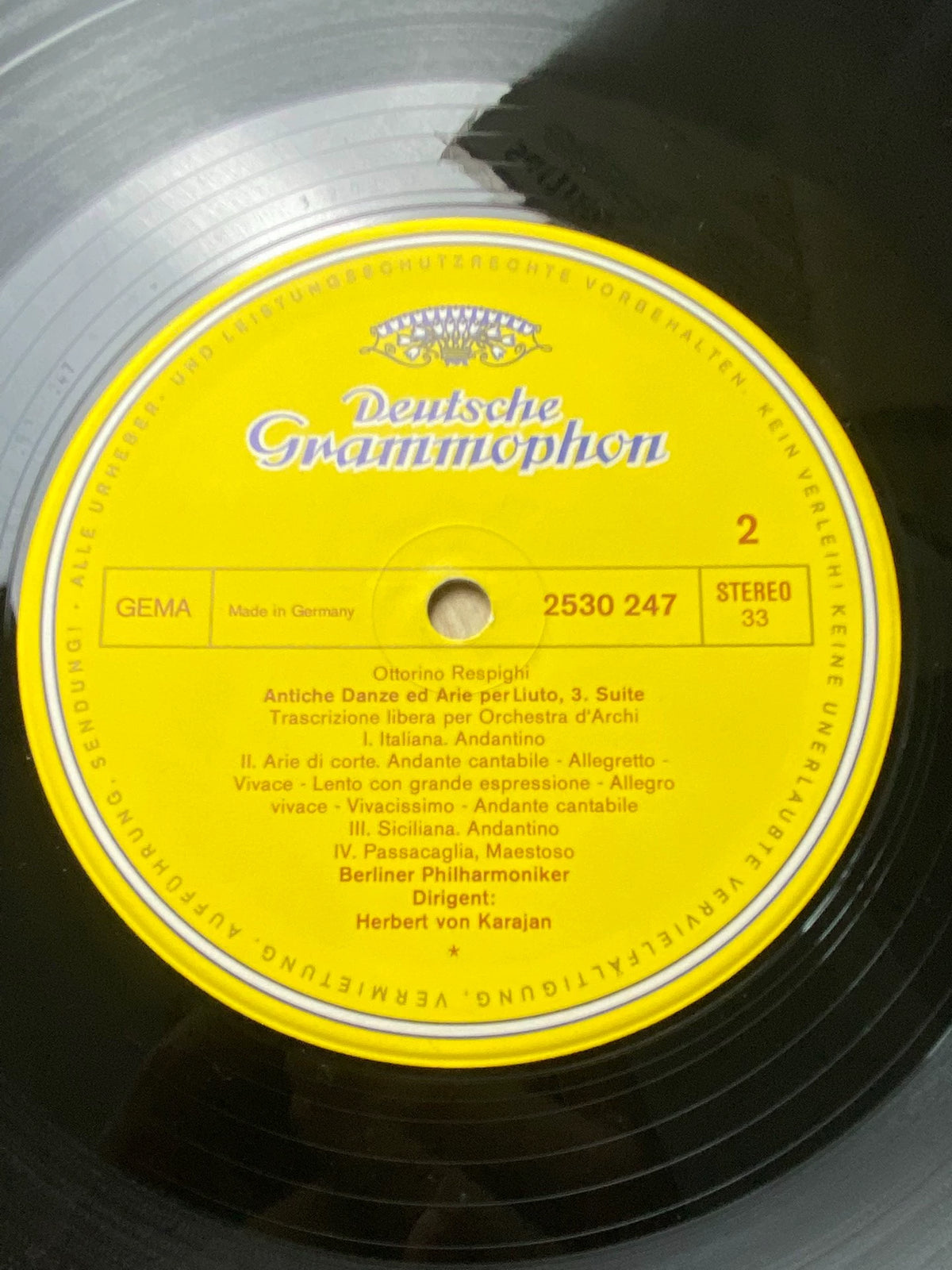 Herbert von Karajan & Berliner Philharmoniker – Adagio (LP) – photo 4