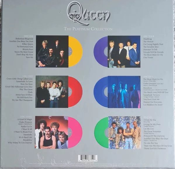 Queen - The Platinum Collection six Colored Vinyl 6LP deluxe box set