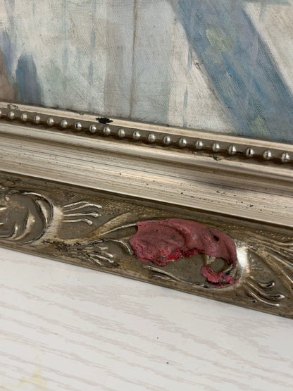 Ballet Dancer at a Window – Framed Painting