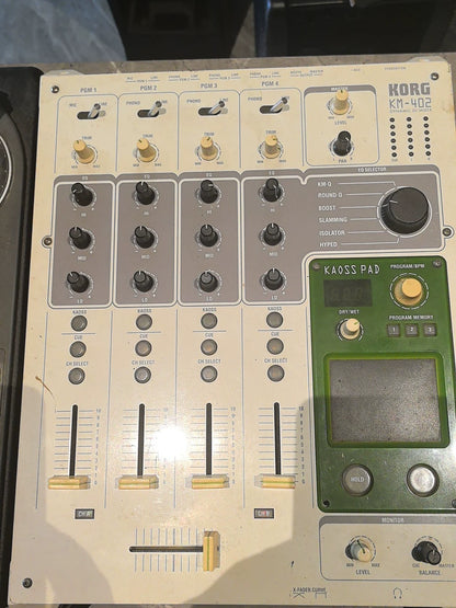 KORG KM-402 4-Channel DJ Mixer 1