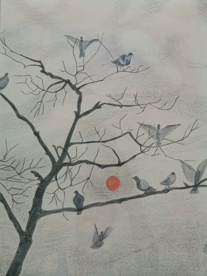 Tomizo Yamazaki – Twilight – Signed Framed Print – detail 7