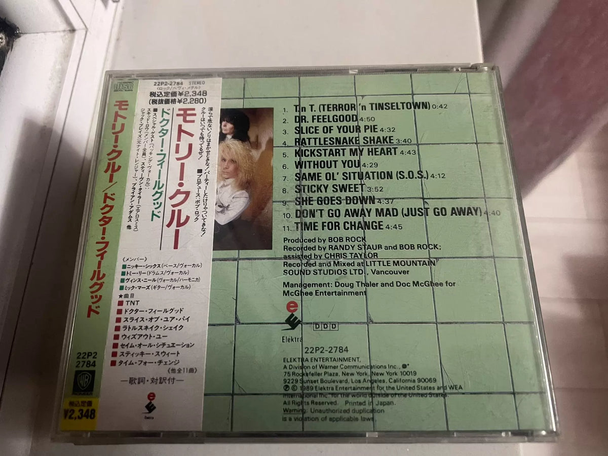 Mötley Crüe – Dr. Feelgood – Japanese CD with OBI – actual item photograph 2