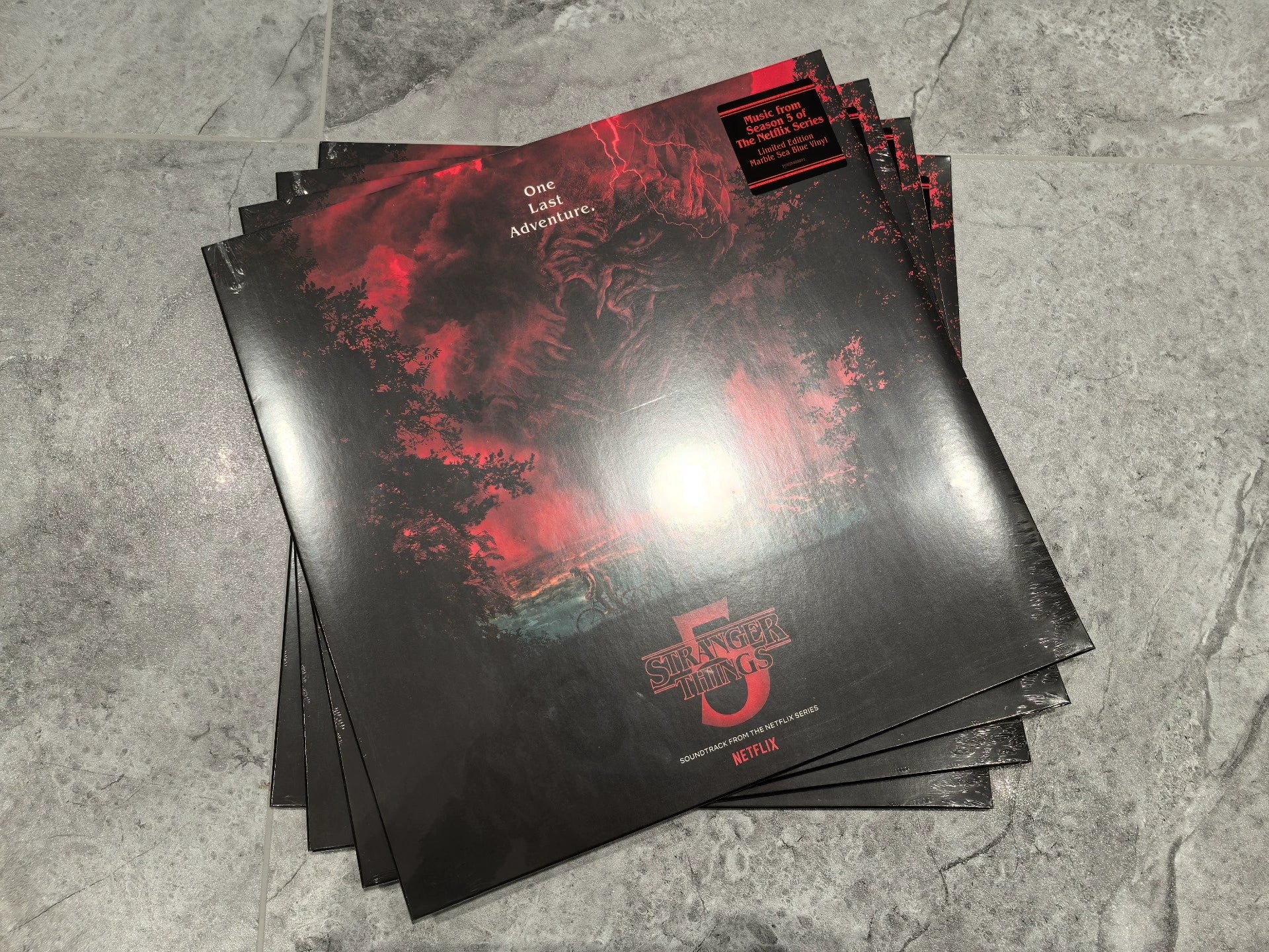 Various – Stranger Things 5 Soundtrack – Smoky Ocean-Blue Vinyl (LP)