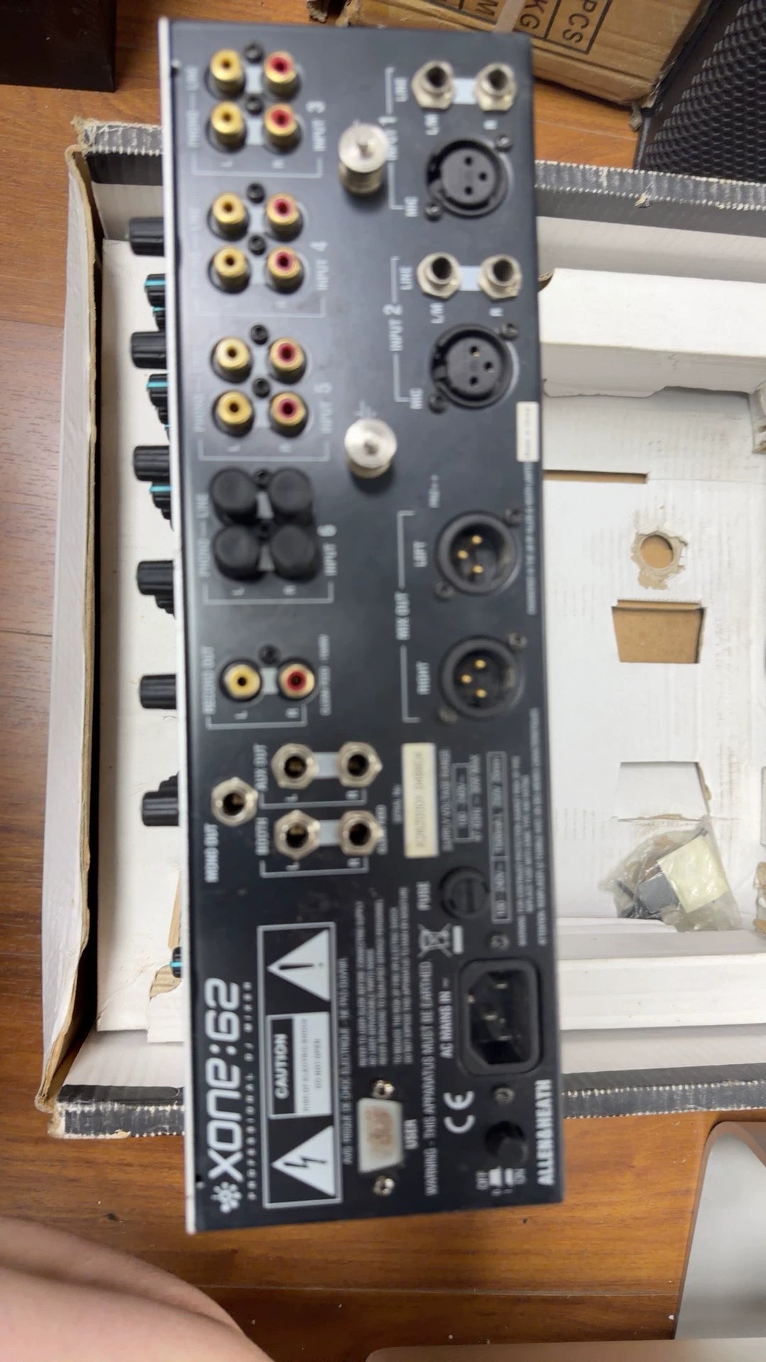 Allen & Heath Xone:62 DJ Mixer with Box – Used – actual item photograph 6