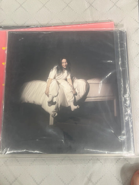 Billie Eilish – When We All Fall Asleep, Where Do We Go? Target Glow Vinyl LP — front view