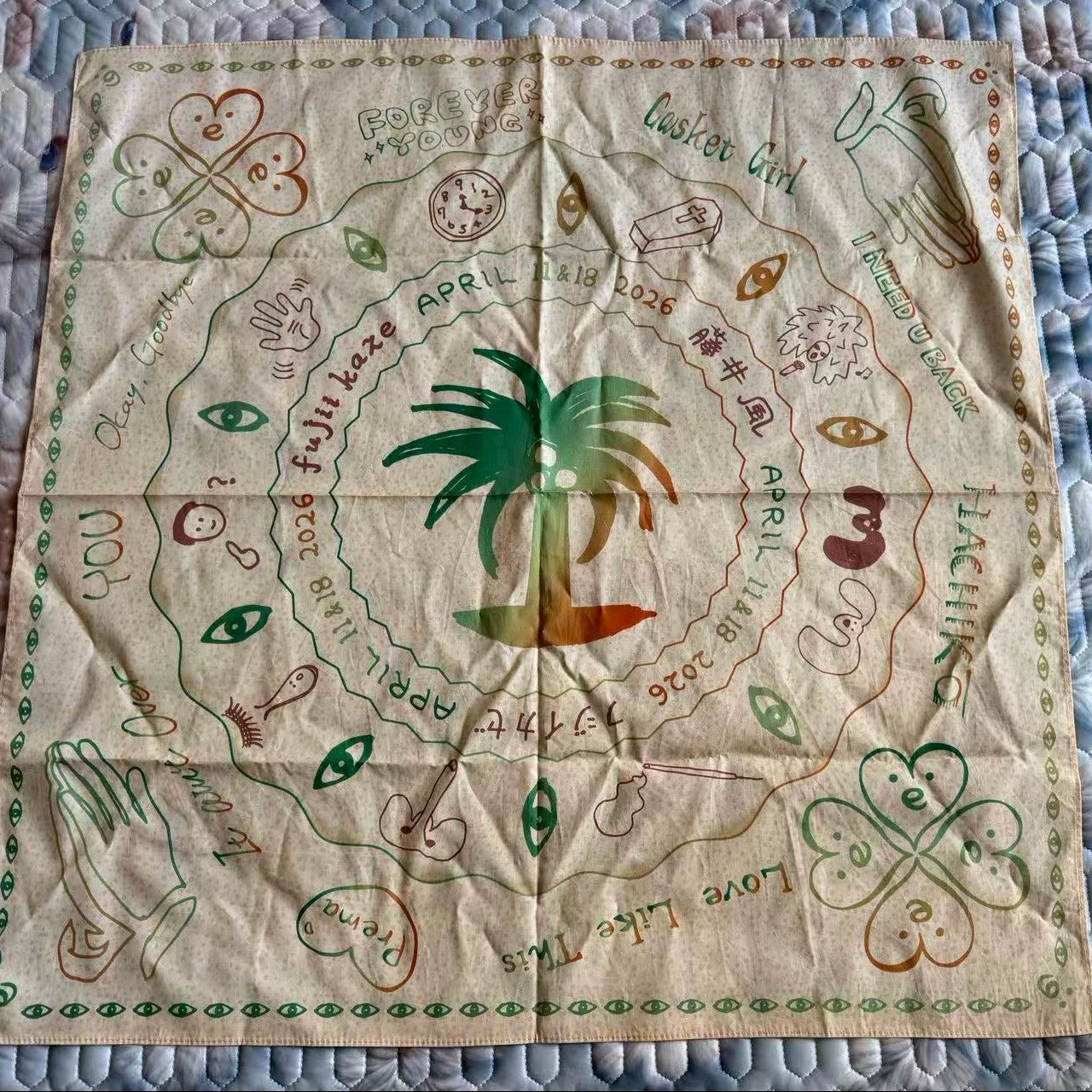 Fujii Kaze – Coachella 2026 Tour Bandana