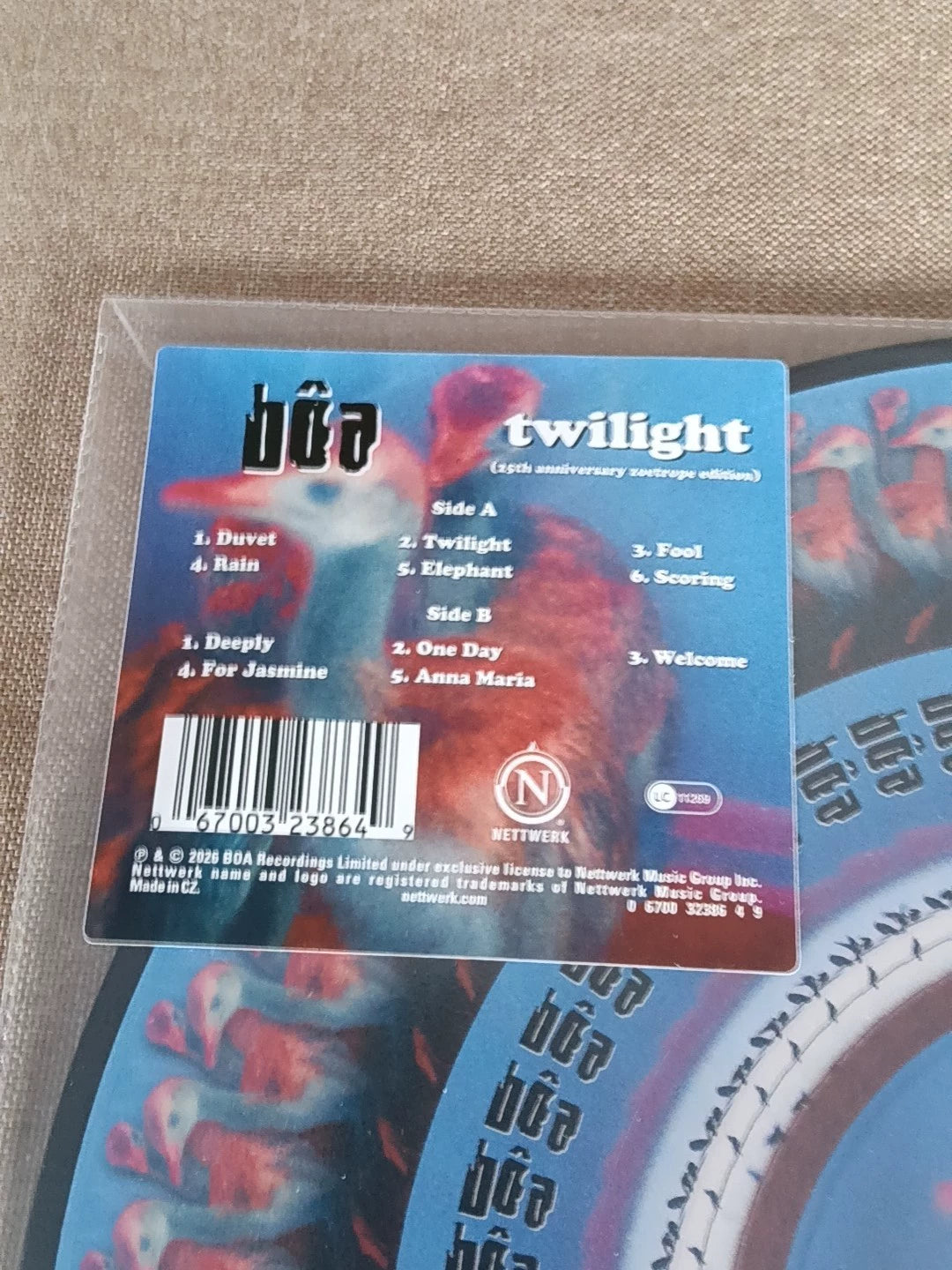 Bôa – Twilight 25th Anniversary Picture Disc Vinyl LP